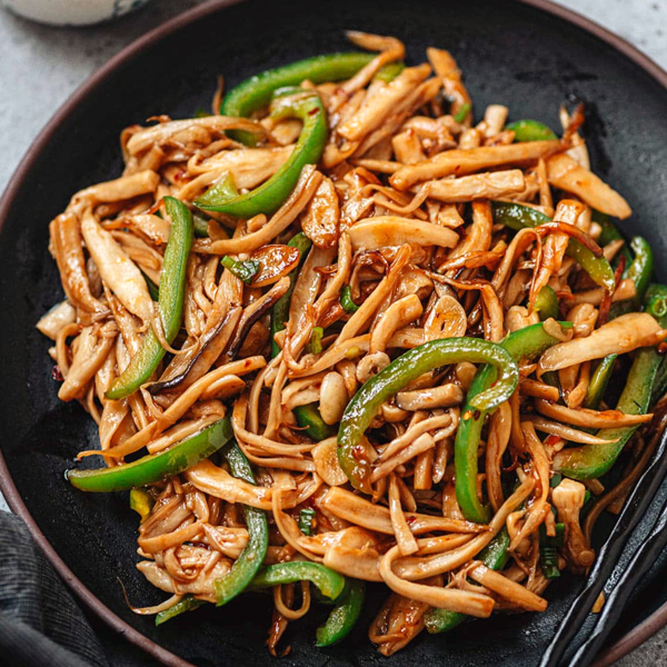 Three-Cup King Oyster Mushroom