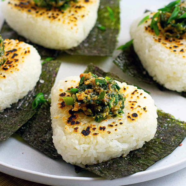 Onigiri with Toasted Miso